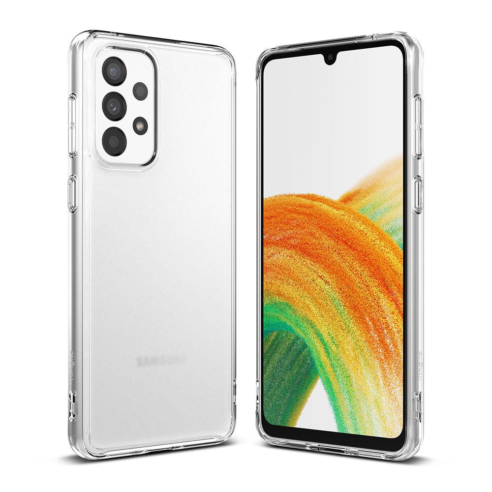 Чехол Silicone Case WS Samsung A33 Прозрачный