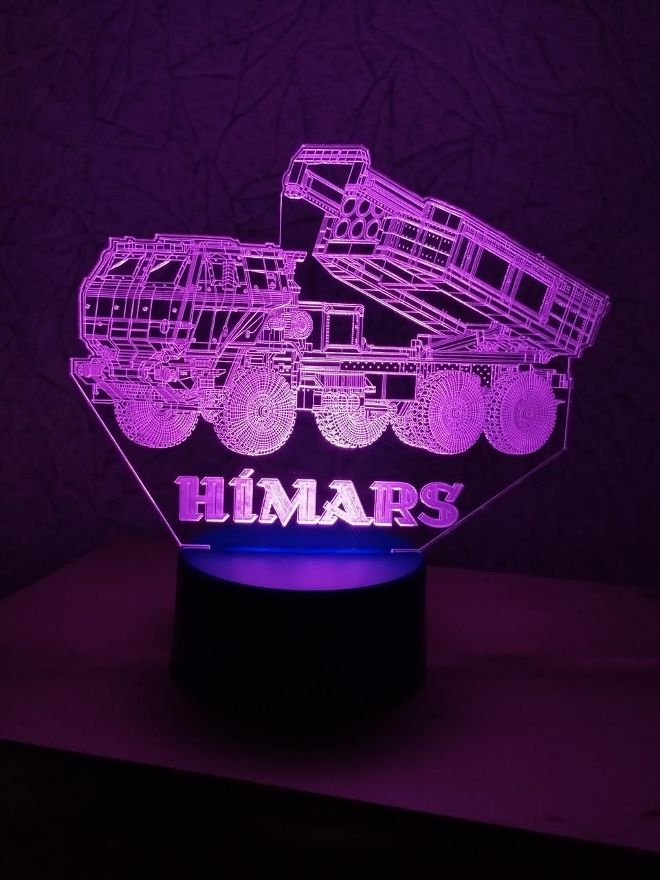 3D-нічник Himars кілька підсвіток/bluetooth (2008132534) 3D-нічник Himars кілька підсвіток/bluetooth (2008132534)