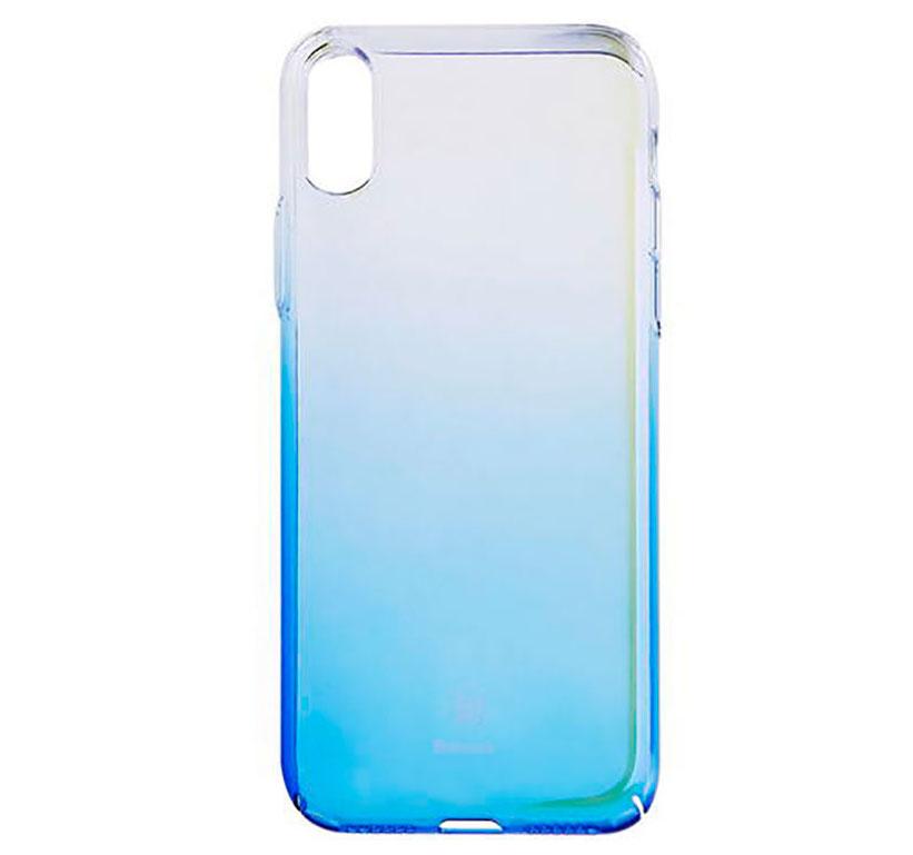 Чехол-накладка Baseus Glaze Series for iPhone X, Blue