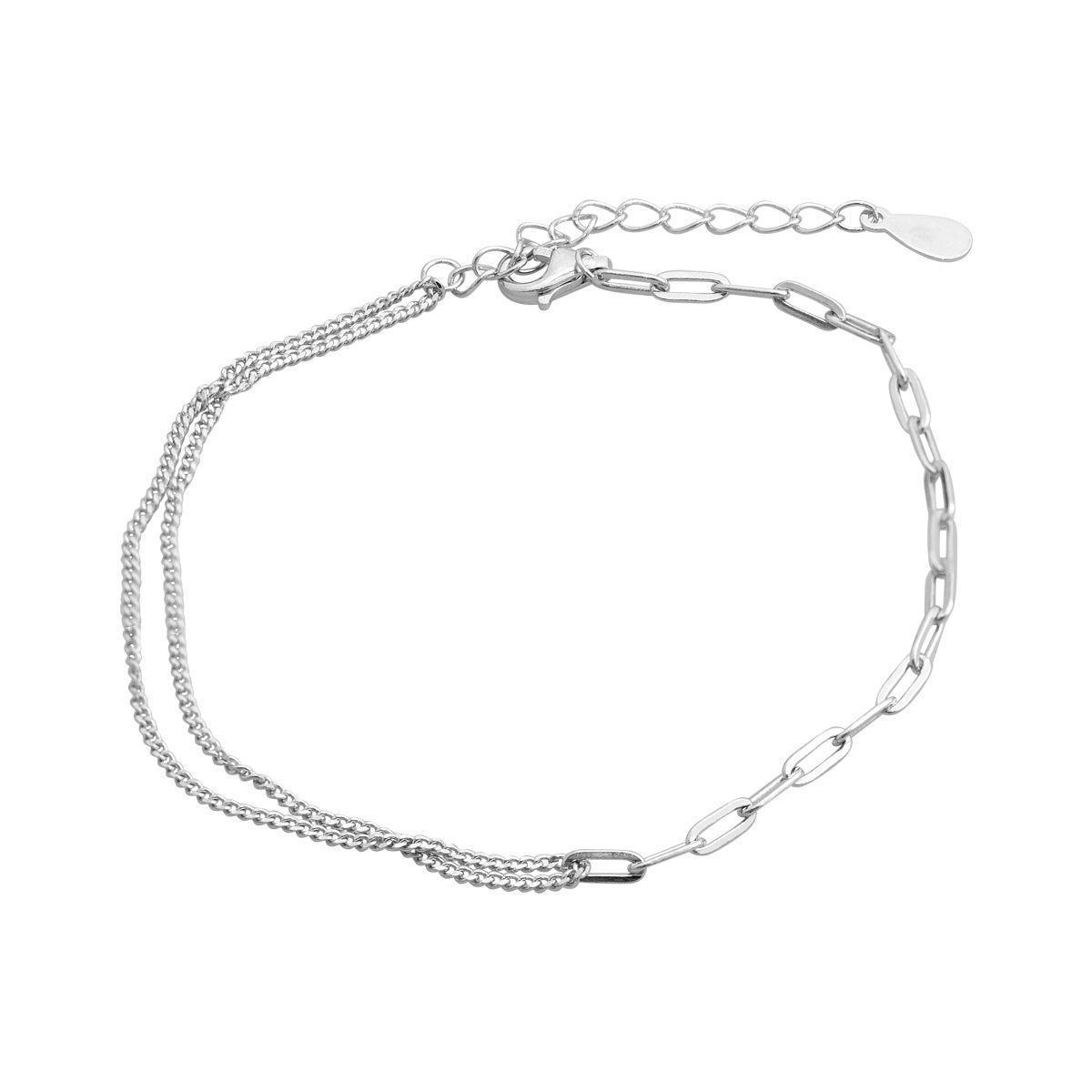 Браслет срібний без каменів 1,71 г 17 см (2144427)