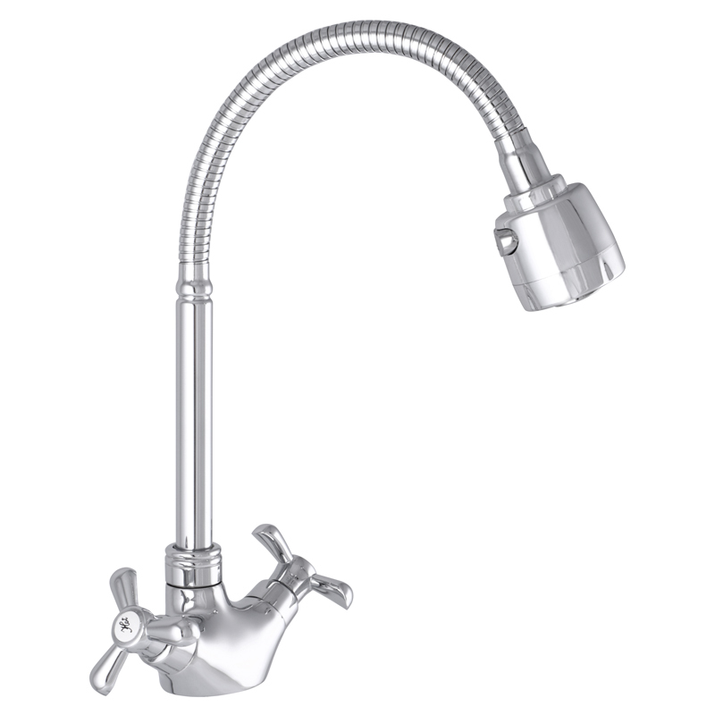 Змішувач для кухні Grohe Eurocube з гнучким виливом (31395000)