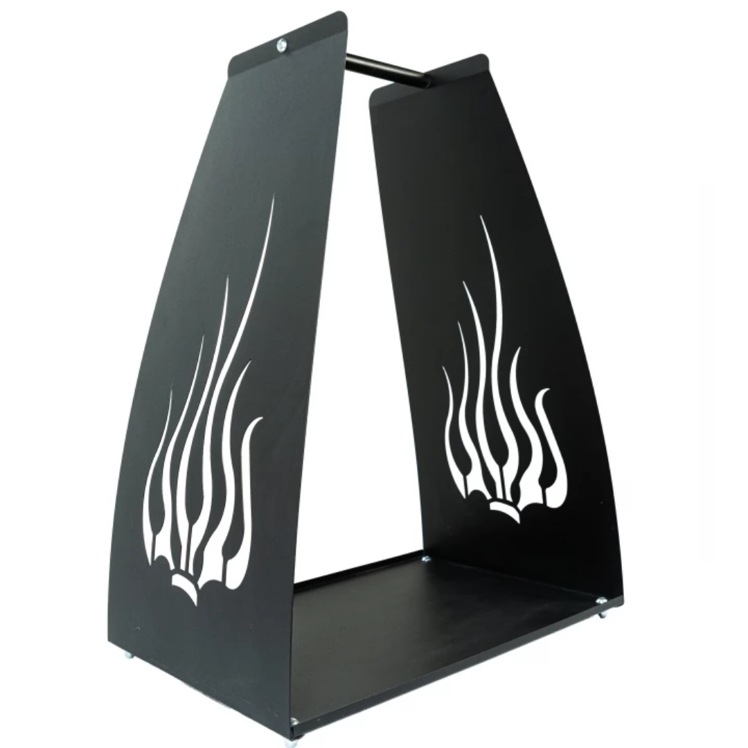 Корзина дровяная cтальная Ferrum Пламя с ручкой (28733203)