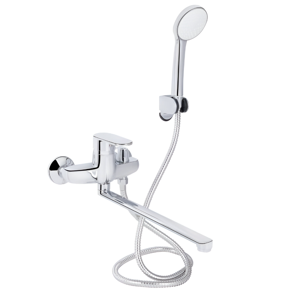 Смеситель для ванны Lidz Tani 0051 однорычажный с ручной воронкой Хром (LDTAN0051CRM44961)