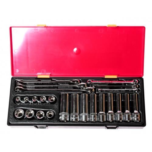 Набор инструмента TORX E6-E24 1/2" E10-E24 24 пр. (K4241 JTC) Набор инструмента TORX E6-E24 1/2" E10-E24 24 пр. (K4241 JTC)