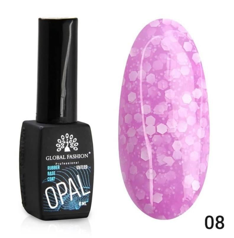 База каучуковая Snow flakes Global Fashion №08 8 мл