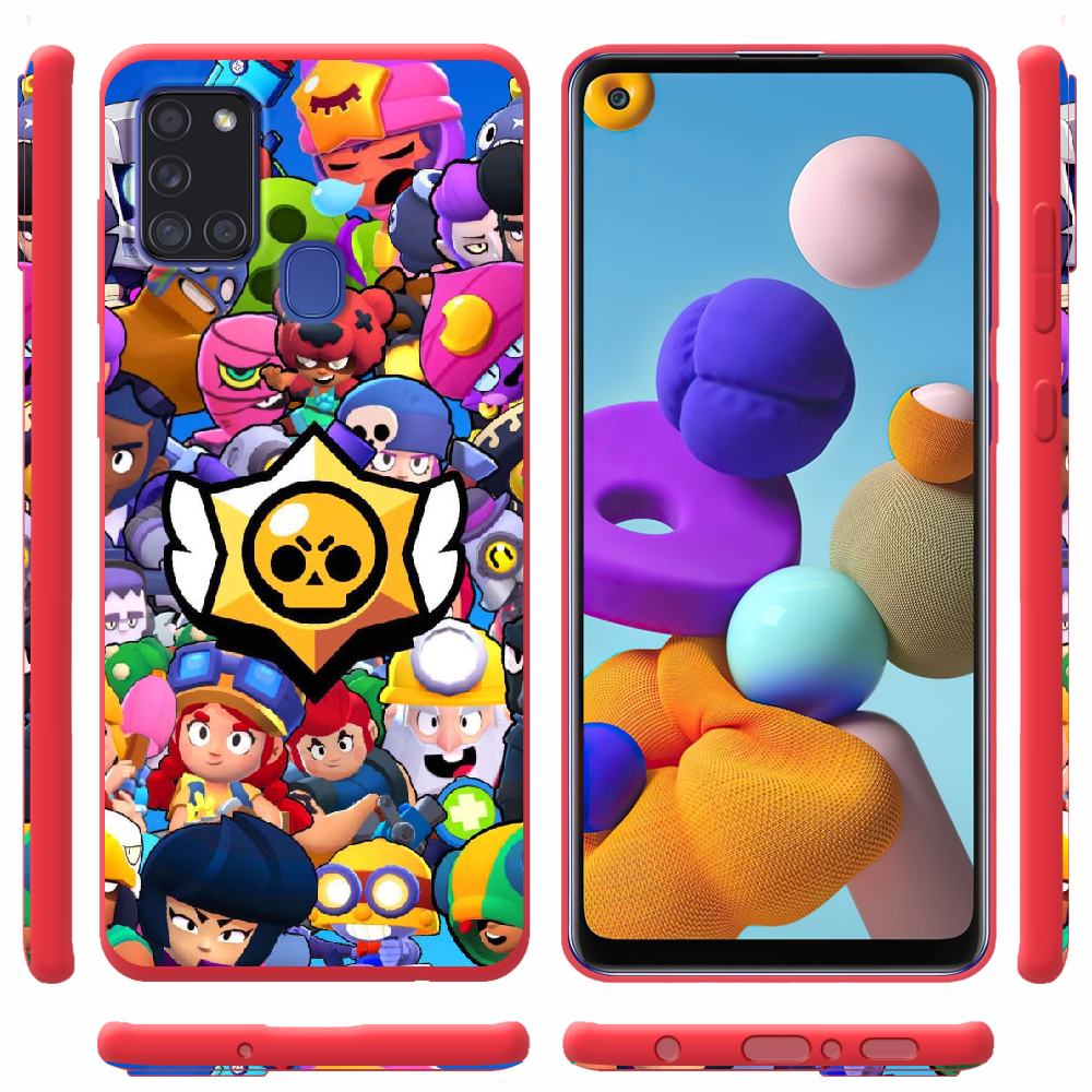 Чохол Boxface Samsung A217 Galaxy A21s Brawl Stars Червоний силікон  (40006-up2389-40429) - фото 2