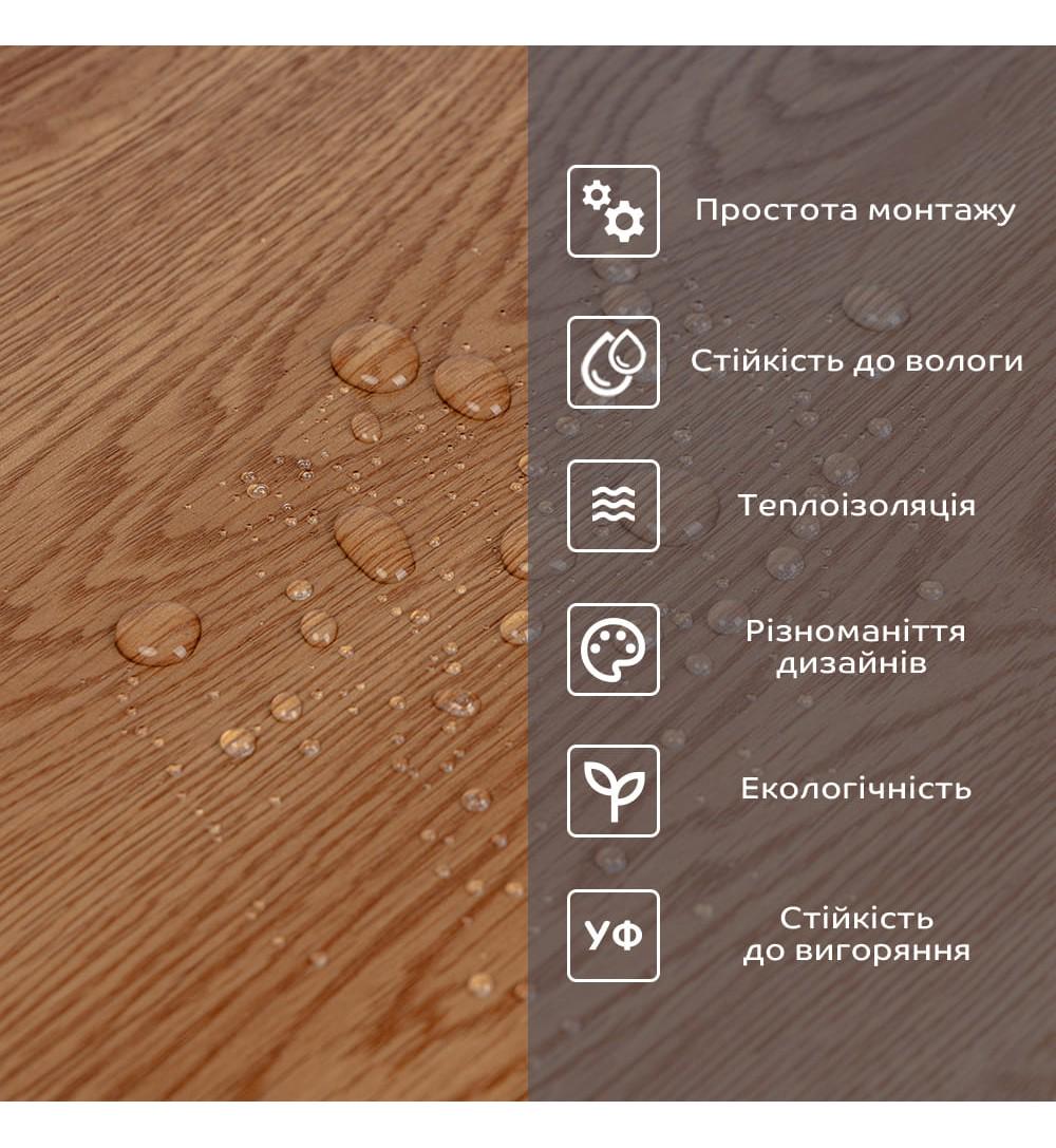 Плитка самоклеящаяся виниловая в рулоне коричневая 3000х600х2 мм 1 шт. (СВП-1176) - фото 5 Плитка самоклеящаяся виниловая в рулоне коричневая 3000х600х2 мм 1 шт. (СВП-1176) - фото 5