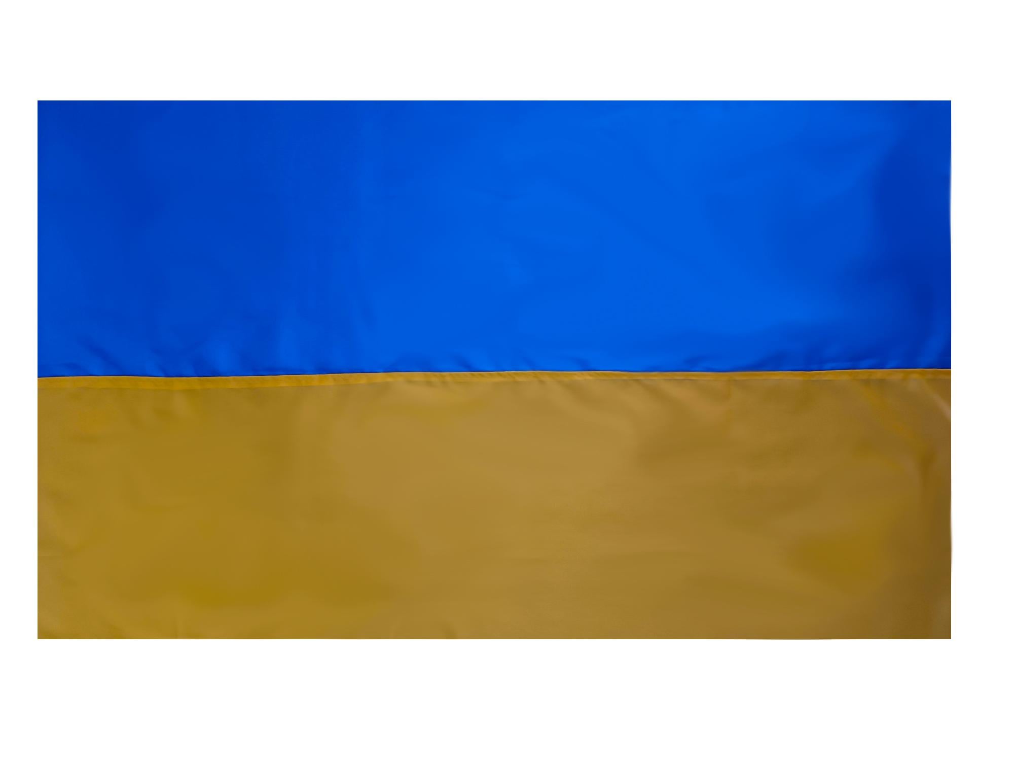 Флаг Украины из шелка 90х140 см. Желто-синий (40109)