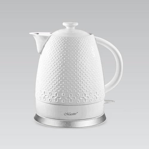 Електричний чайник Maestro MR-073 1,5 л 2200 Вт Білий (21-53-58307)