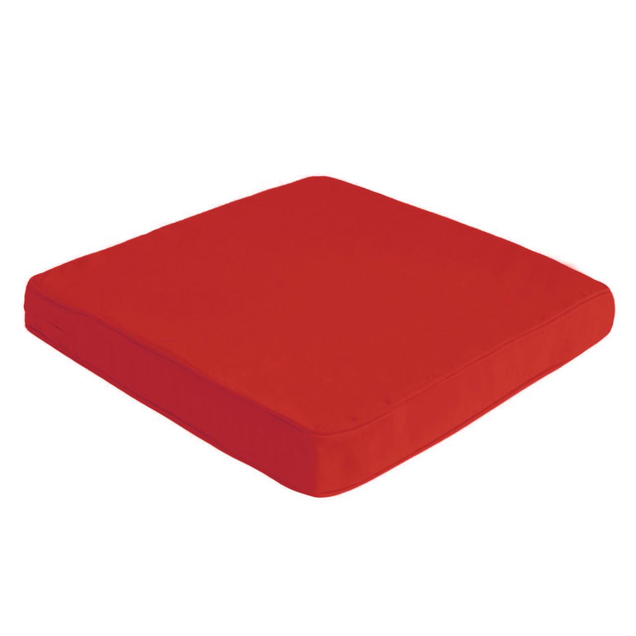 Подушка для сидения на стул/кресло 40х40х4 см Красный (2602532063)