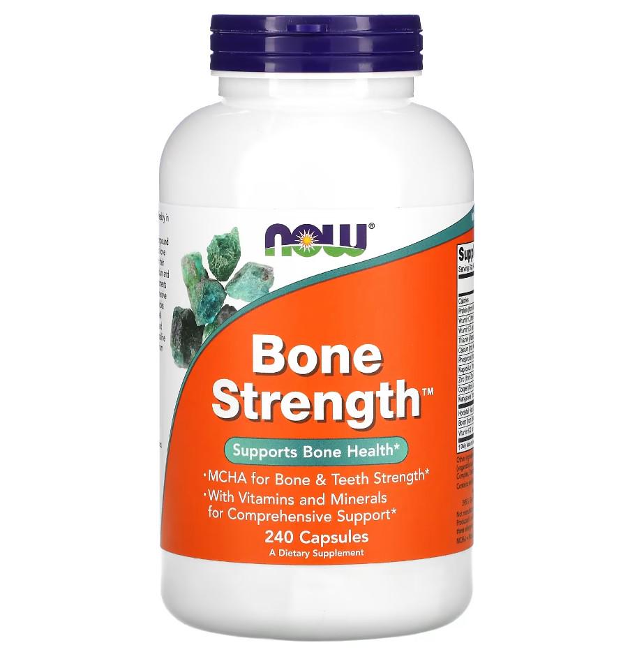 Натуральная добавка Now Foods Bone Strength 240 капсул