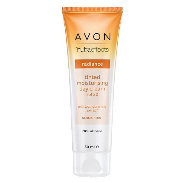 Зволожувальний денний крем Avon 50 мл з тональним ефектом Сяйво з SPF 20 (11684413)