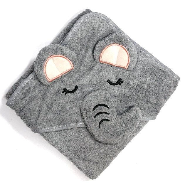 Полотенце детское для ванны Слоник с капюшоном мягкое 80x80 см (2567840672) Полотенце детское для ванны Слоник с капюшоном мягкое 80x80 см (2567840672)