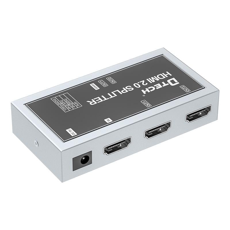 Сплиттер 4K HDMI 2.0 1х2 Dtech DT-7212 (1480450437)