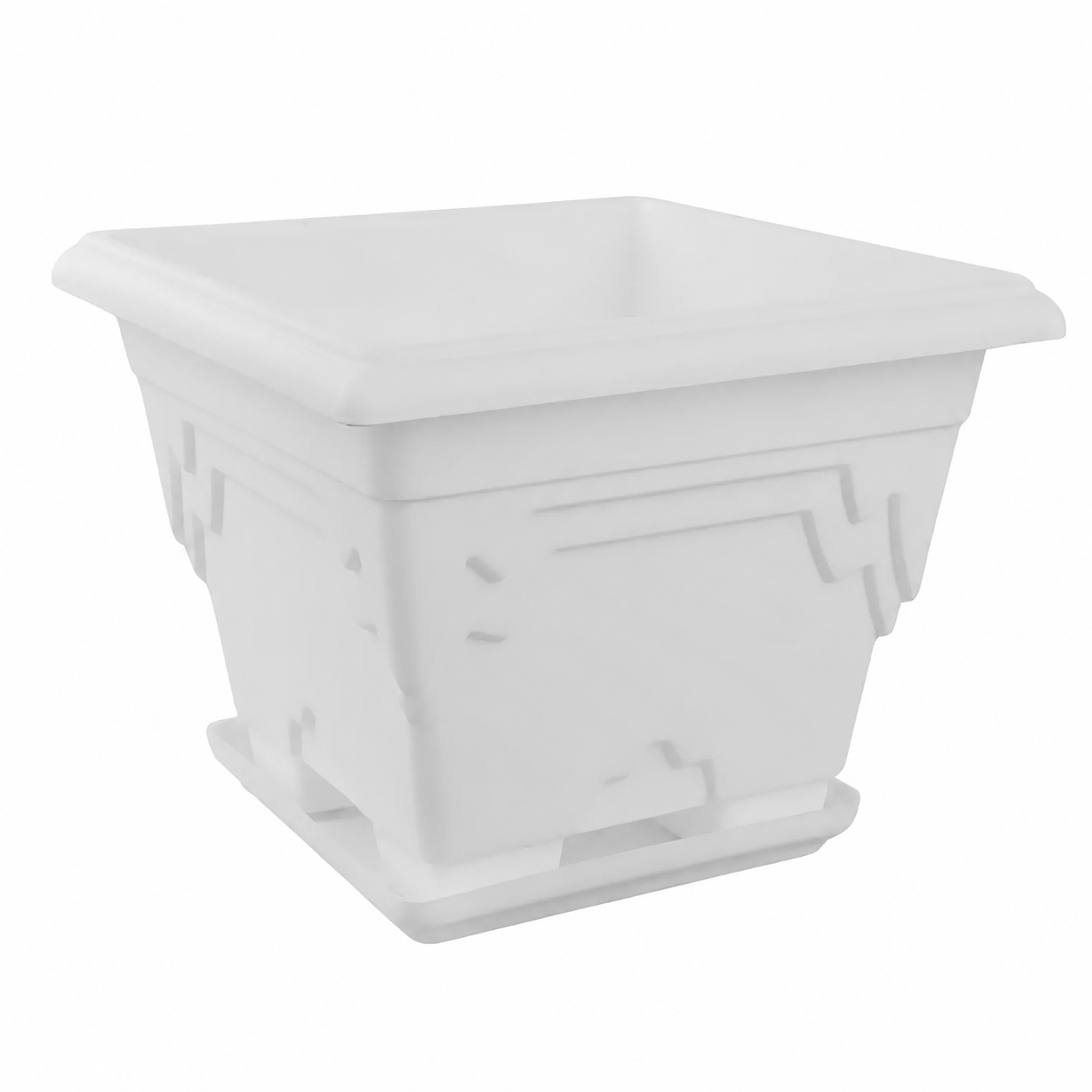 Кашпо з підставкою для квітів SoloPlast пластиковий 5,2 л (2548507999)