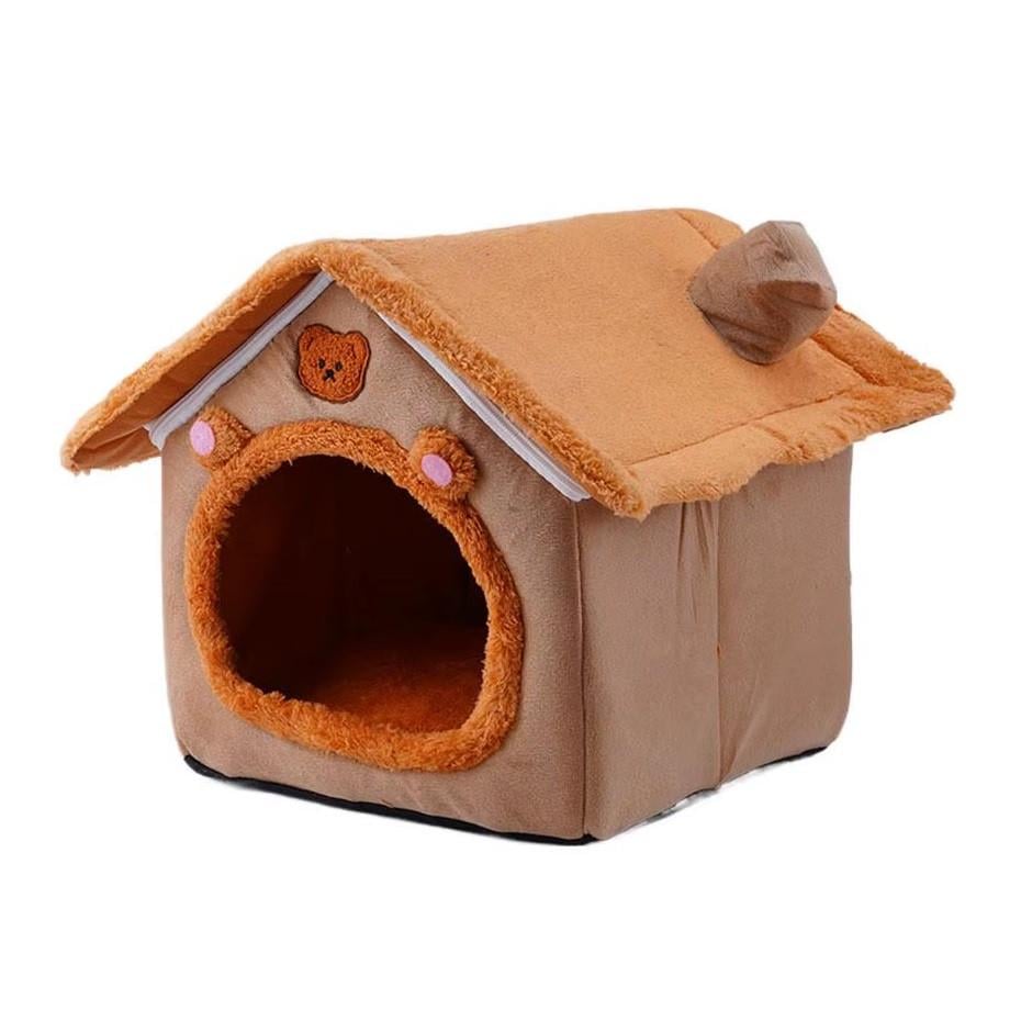 Будиночок-лежанка для домашніх тварин Tea M 42х35х38 см Brown (3_06346) Будиночок-лежанка для домашніх тварин Tea M 42х35х38 см Brown (3_06346)
