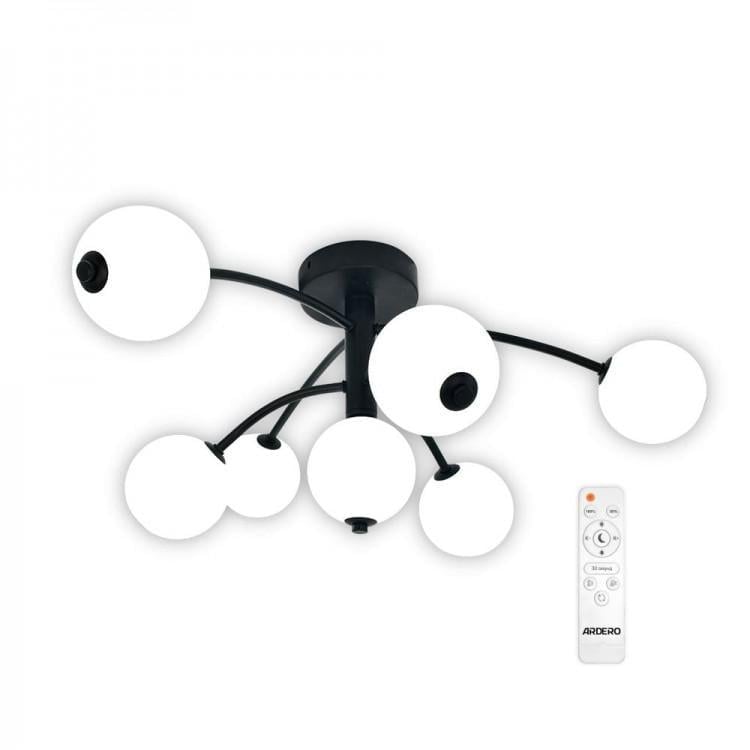 Світильник світлодіодний стельовий ARDERO Smart AL6477/1ARD PRIMA NERO 60 Вт Чорний (27712752)
