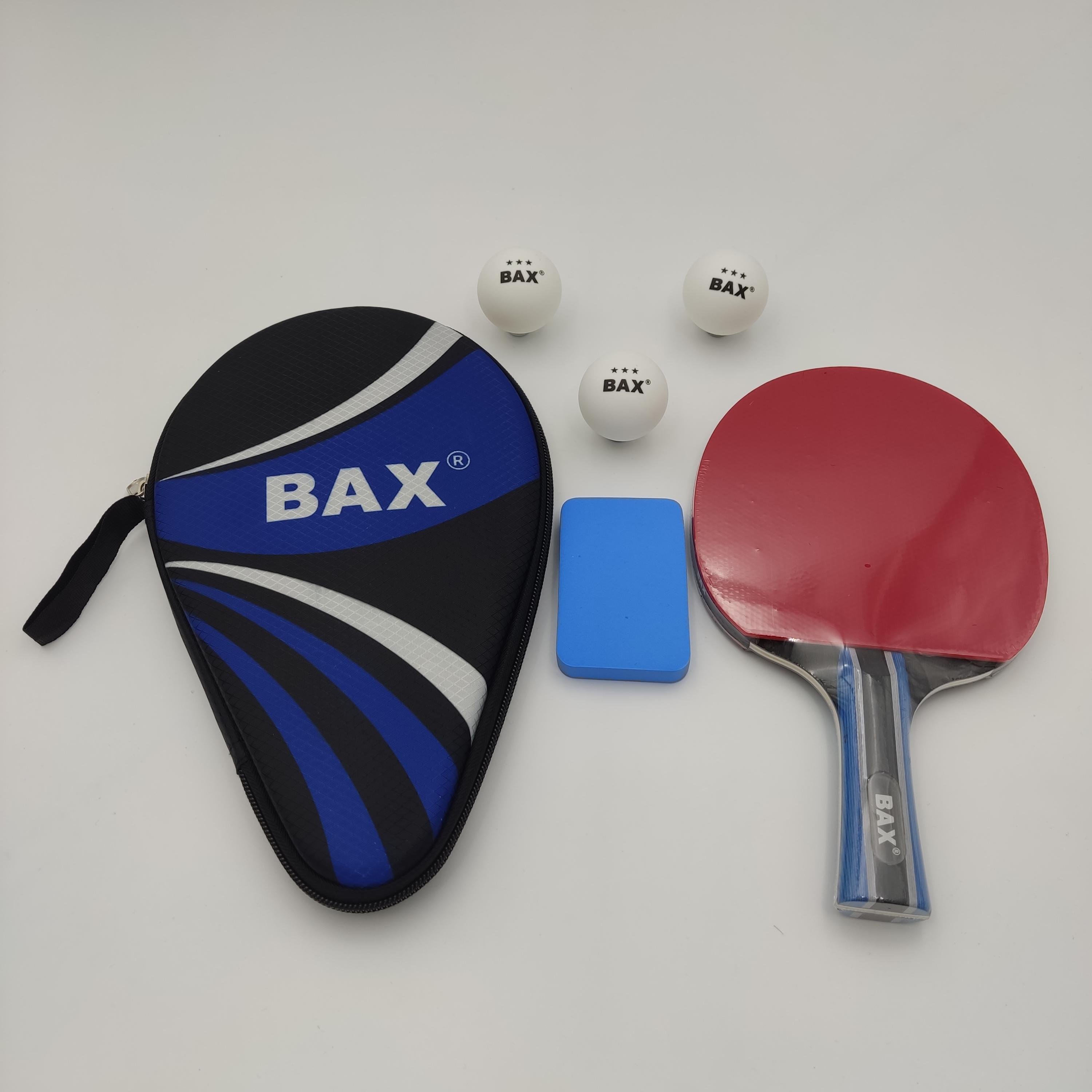Ракетка для настільного тенісу Bax у чохлі та м'ячиками 3 шт. (151311+151310+151306)