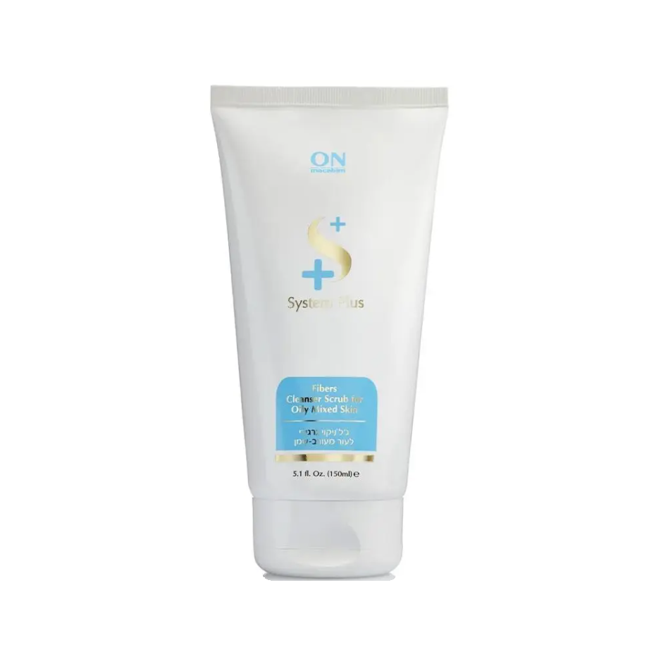 Гель-скраб з люфою Onmacabim System Plus Fibers Cleanser Scrub for Oily Mixed Skin 150 мл (10451)