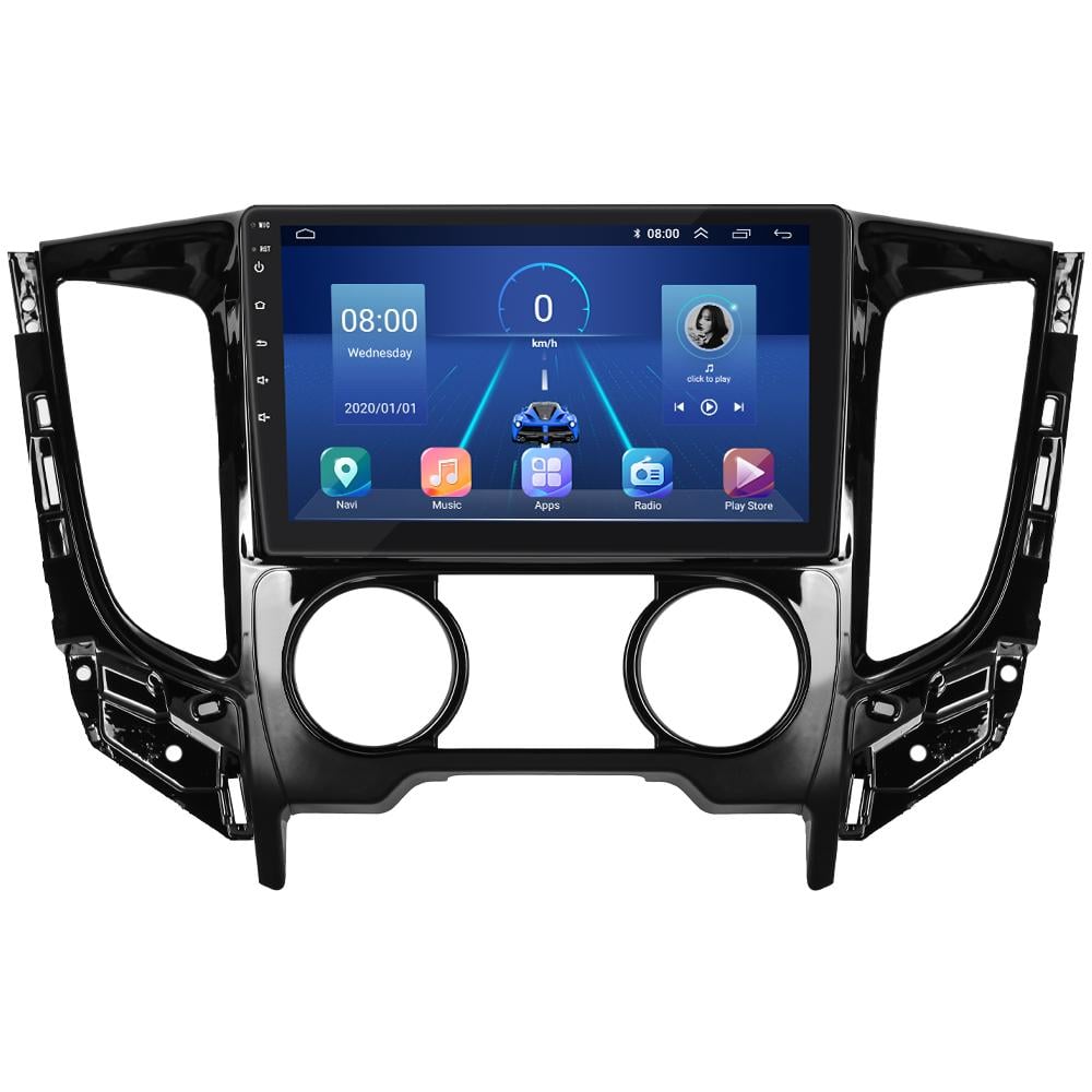 Автомагнитола штатная Lesko Top для Mitsubishi L200 V Manual AC 2015-2019 г. 4G/Wi-Fi/GPS 4/32 GB 9" (10888-60223)