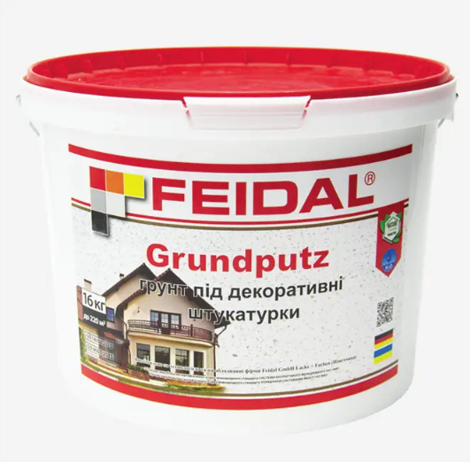 Ґрунт під декоративні штукатурки Feidal Grundputz 16 кг (2028273571)
