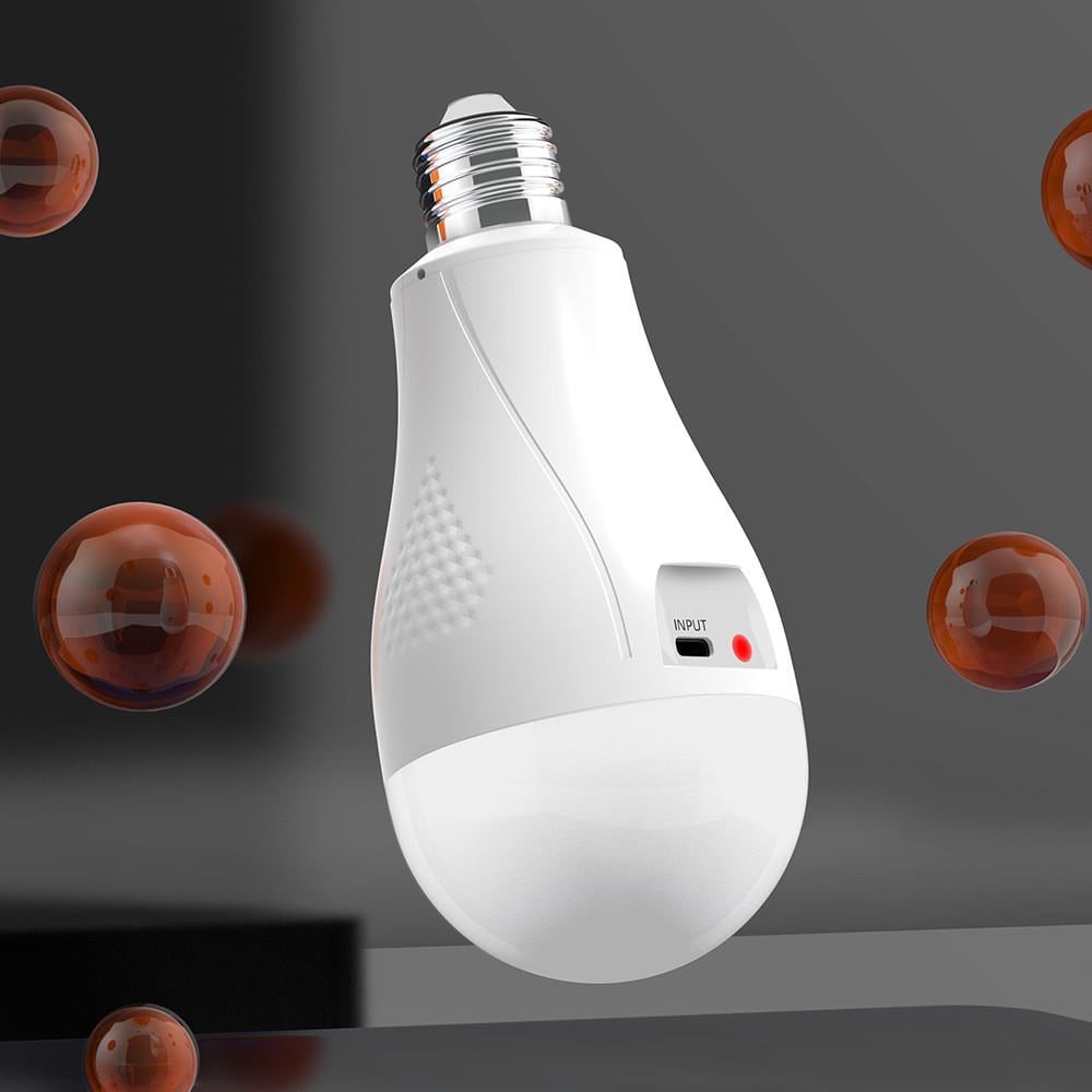 Лампочка аварійна HP-5-32 на акумуляторах для патрона з гачком E27 (7297) - фото 2