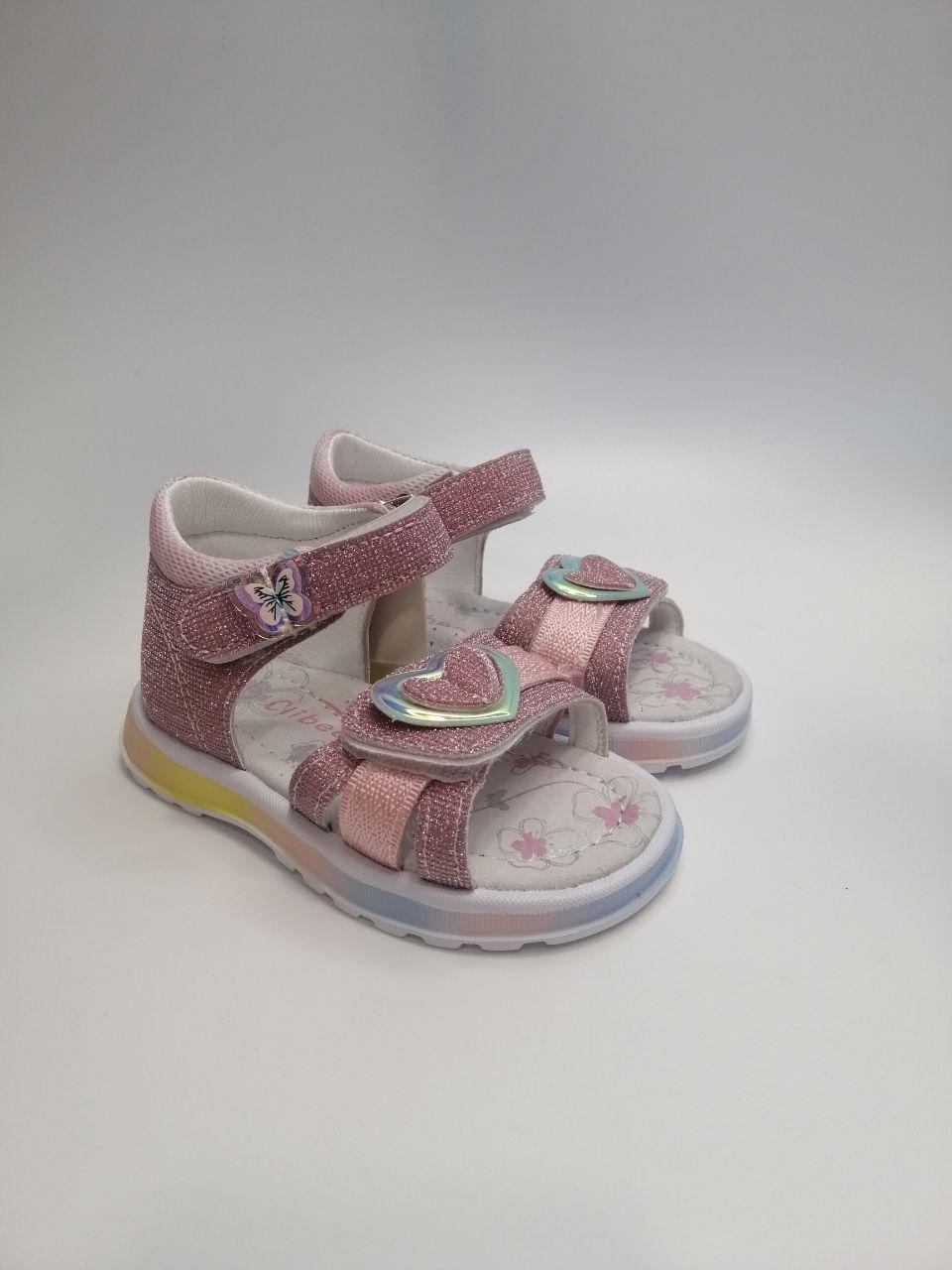 Босоніжки для дівчинки Clibee р. 25 15,3 см Рожевий (32 ZA pink)