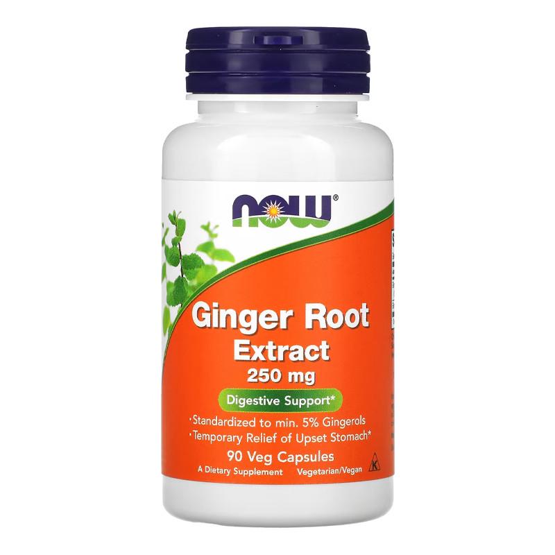 Корень имбиря NOW Ginger Root Extract 90 вега-капс. (10268-01)