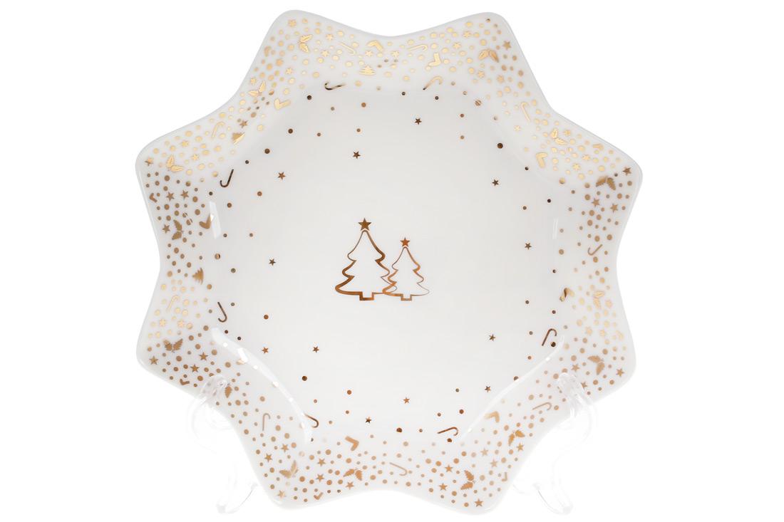 Блюдо фігурне порцелянове BonaDi 20 см (498-300)