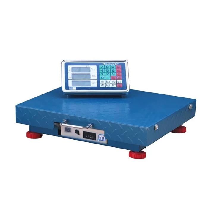 Ваги торгові Nokasonic NK-600 Wi-Fi до 600 кг платформа 62×52 см Синій (ML-06757)