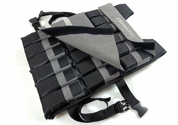 Жилет утяжелитель EasyFit Armor 18 кг наборной с шагом 0,5 кг (EF-WTV-180) - фото 2 Жилет утяжелитель EasyFit Armor 18 кг наборной с шагом 0,5 кг (EF-WTV-180) - фото 2
