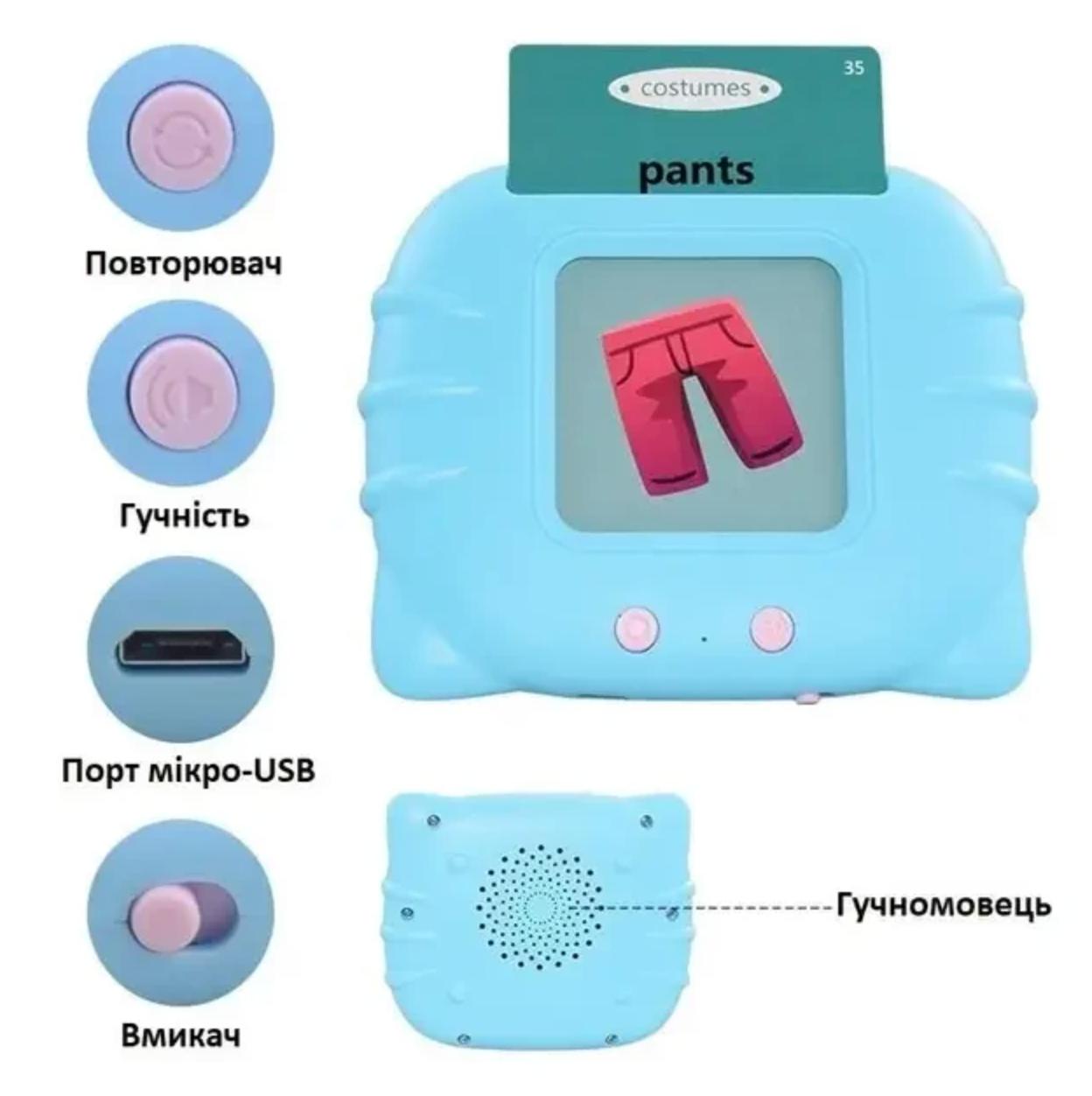 Детский интерактивный планшет с карточками для изучения английского языка 224 слова/карточки которые говорят (KAR224) - фото 6 Детский интерактивный планшет с карточками для изучения английского языка 224 слова/карточки которые говорят (KAR224) - фото 6