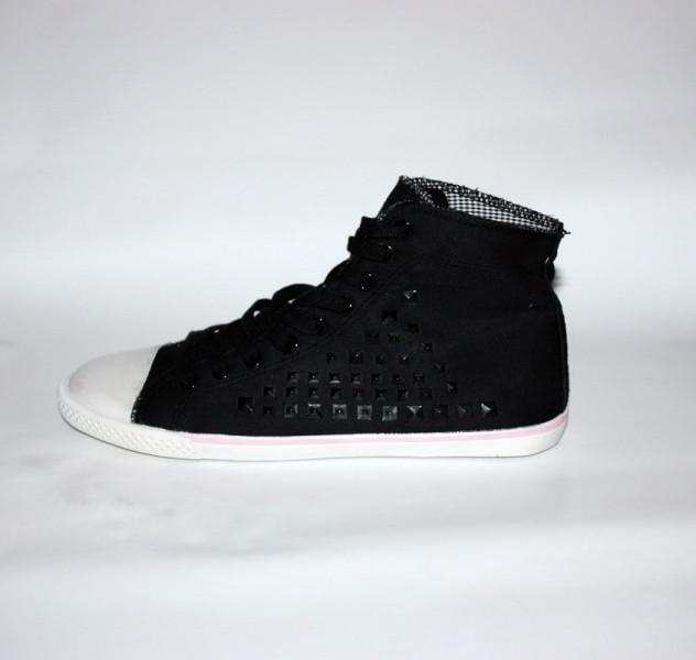 Кеди жіночі Bershka р. 41 27 см Чорний - фото 3