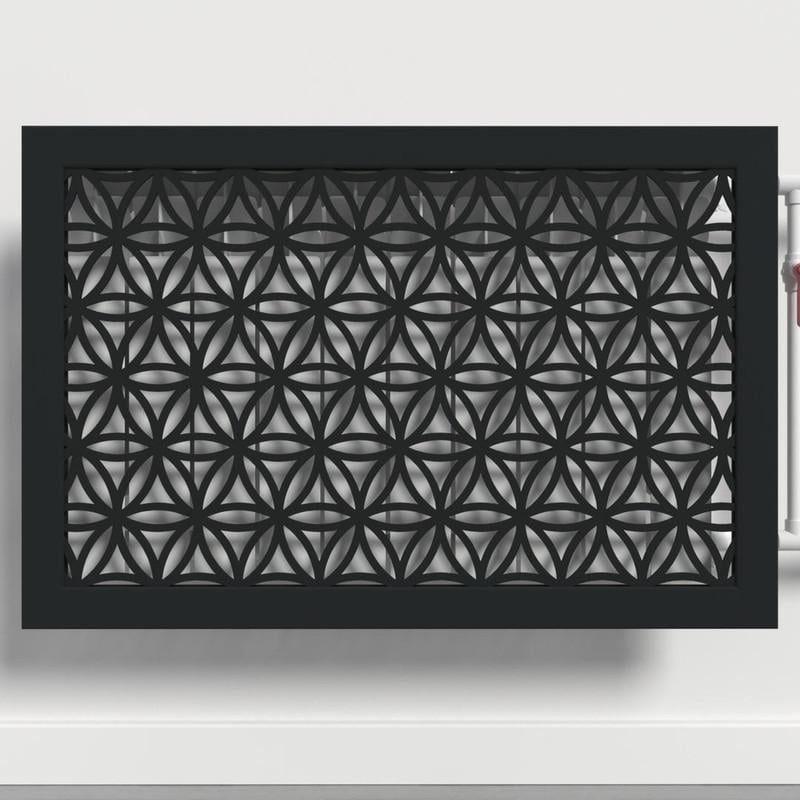 Решетка-экран на батарею SMARTWOOD 900 мм Чорный (R21163107)