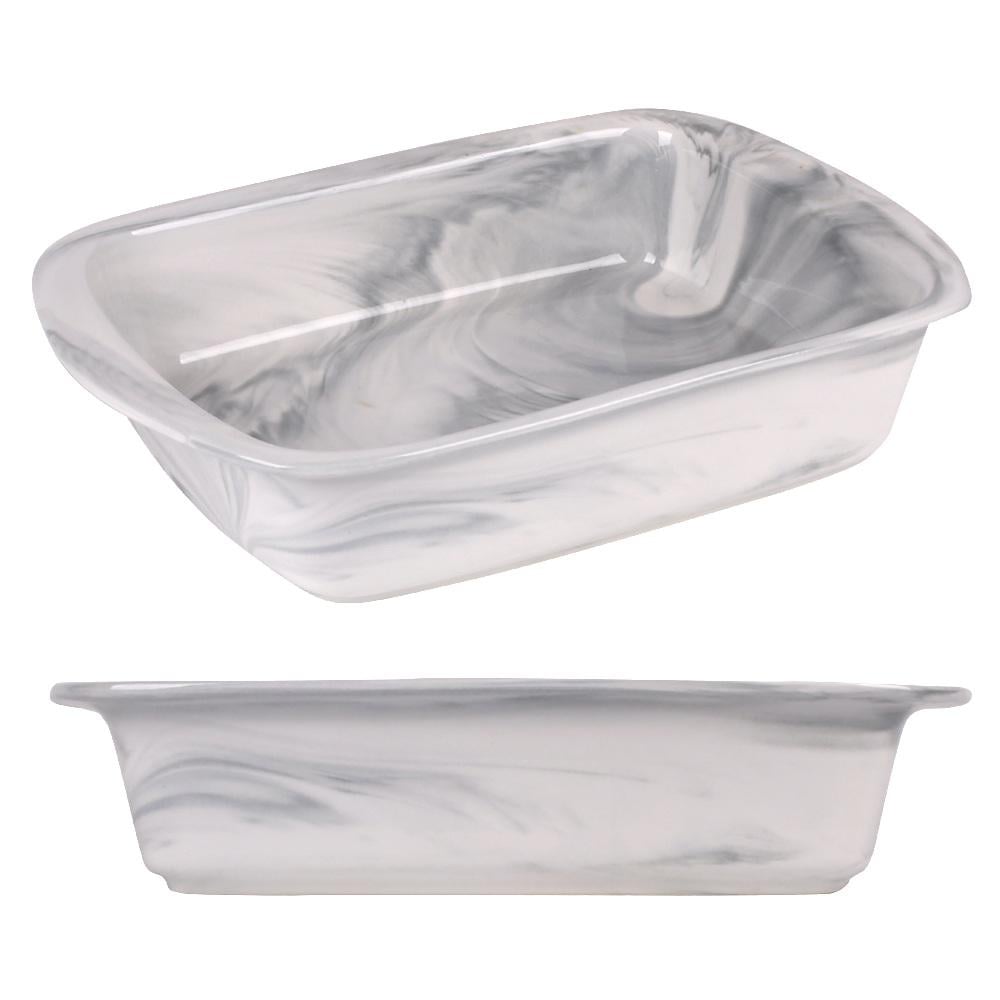 Форма для запікання керамічна Marble прямокутна 5 л 33х22х7 см (30300647) - фото 2