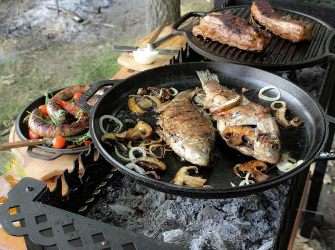 Крышка-сковорода чугунная Brizoll 400 мм - фото 9 Крышка-сковорода чугунная Brizoll 400 мм - фото 9