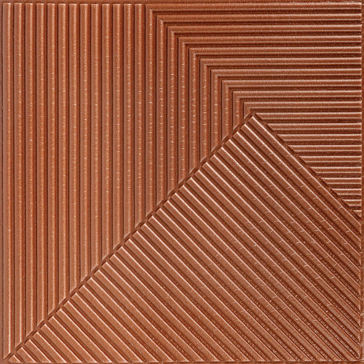 3D-панель декоративная самоклеящаяся 500х500х5 мм Коричневый (SW-00002880)