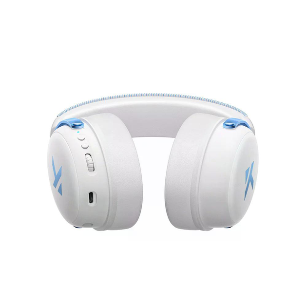 Навушники бездротові Mchose V9 Pro White/Blue - фото 5 Навушники бездротові Mchose V9 Pro White/Blue - фото 5