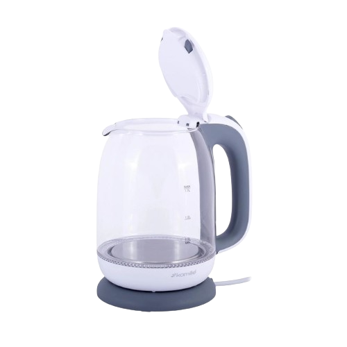 Електрочайник дисковий Kamille 1720G пластик 1,7 л 1850-2200W Білий/Сірий (УТ000062551) - фото 2 Електрочайник дисковий Kamille 1720G пластик 1,7 л 1850-2200W Білий/Сірий (УТ000062551) - фото 2