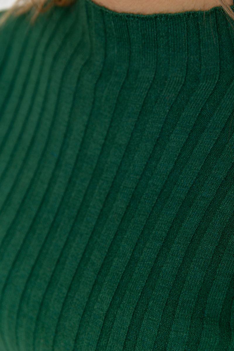 Гольф жіночий у рубчик Ager 221R8868-1 S/M Темно-зелений (9621861) - фото 6