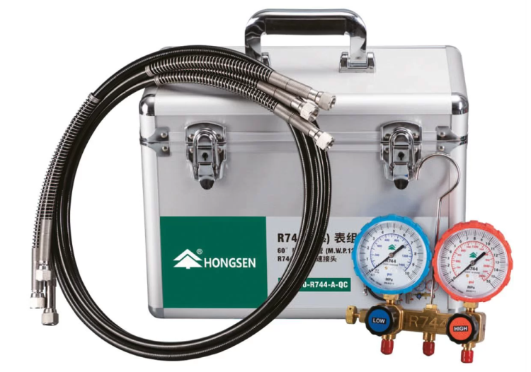 Коллектор манометрический HONGSEN HS-B60-R744-A-QC R744 (CO2) - фото 2 Коллектор манометрический HONGSEN HS-B60-R744-A-QC R744 (CO2) - фото 2