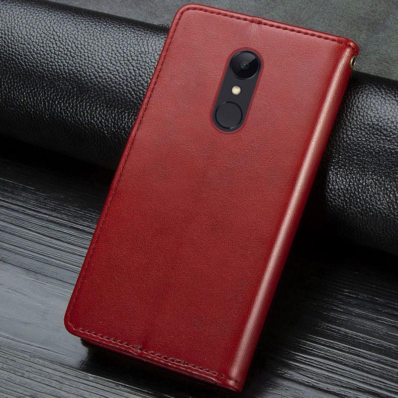 Чехол-книжка кожаный GETMAN Gallant (PU) для Xiaomi Redmi Note 4X (Snapdragon) Красный (167304) - фото 6 Чехол-книжка кожаный GETMAN Gallant (PU) для Xiaomi Redmi Note 4X (Snapdragon) Красный (167304) - фото 6