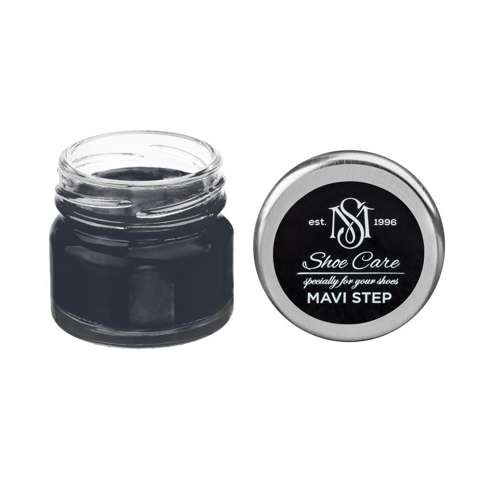 Крем для обуви из гладкой кожи MAVI STEP Custom 25 мл Черно-оранжевый с синим (8005-R80B)