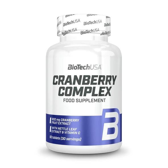 Клюква экстракт с крапивой и витамином C BioTech Cranberry Complex 60 табл.