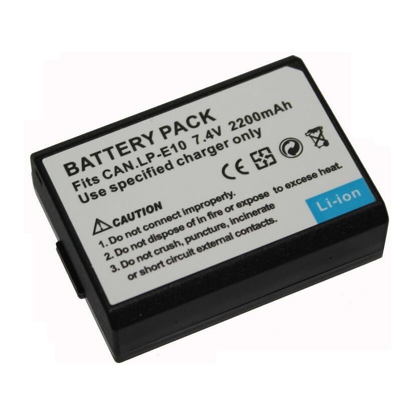 Акумулятор для фотоапаратів Canon 1100D 1200D 1300D LP-E10 2200 ma Акумулятор для фотоапаратів Canon 1100D 1200D 1300D LP-E10 2200 ma