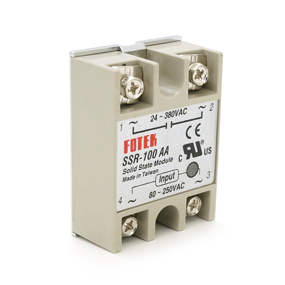 Реле твердотельное Fotek SSR-100AA 100А 24-380В AC (YUT_V6633)