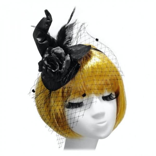 Декор на Хэллоуин Seta Колпак Ведьмочка на обруче (18-982BLK)