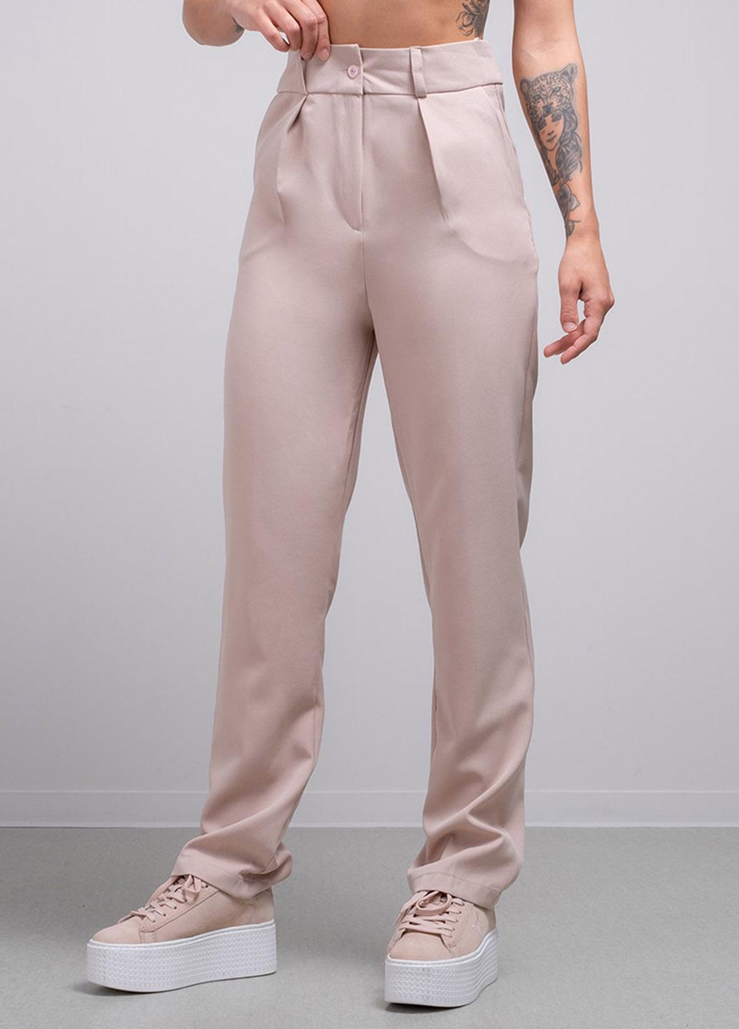 Брюки женские р. 42 Fashion Бежевый (340815_42)