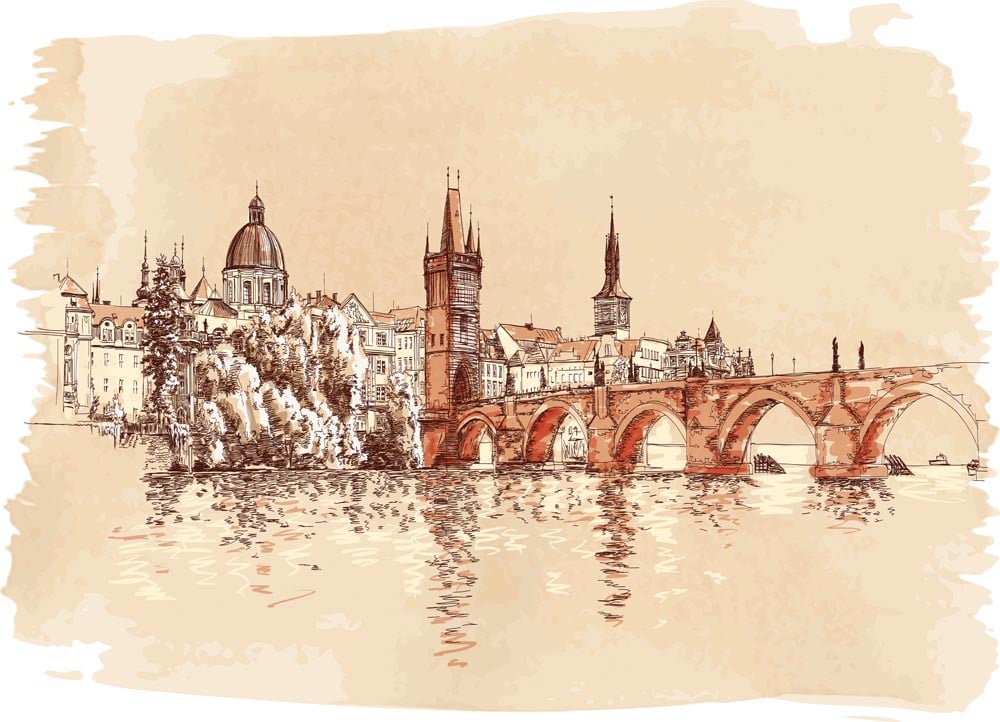 Фотообои WS Wallpaper Старый город 360x260 см (187)