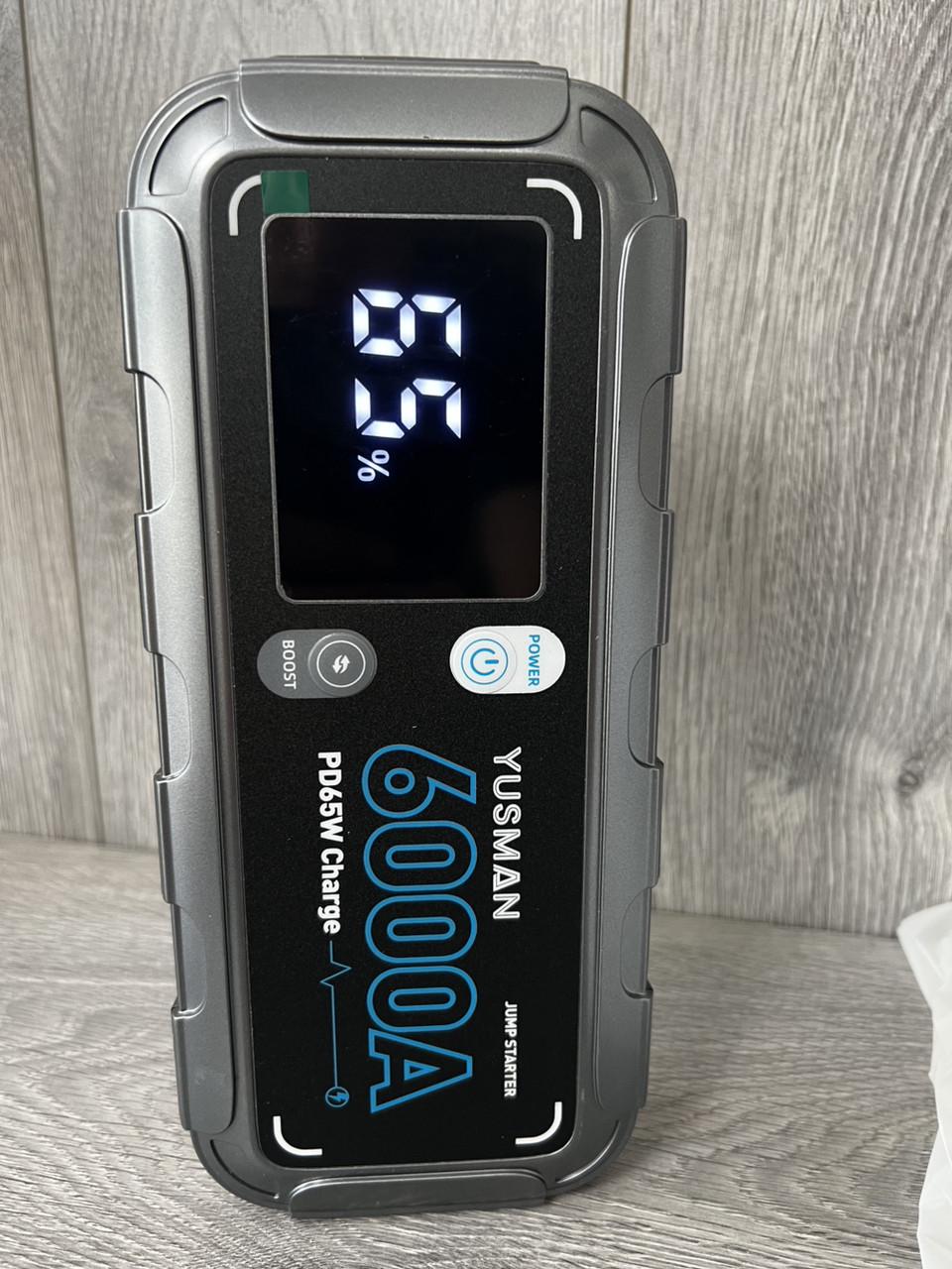 Стартер автомобільний Zukaka Jump Starter ZK005 пусковий пристрій 65 Вт із Power Bank 26800 мАг - фото 6